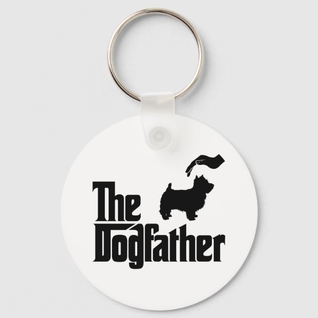 West Highland White Terrier Keychain (Front)