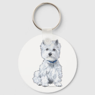 West Highland White Terrier Keychain