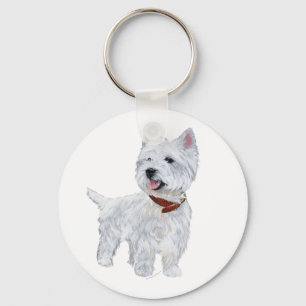 West Highland White Terrier Keychain
