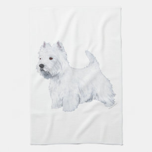 West Highland White Terrier Kitchen Towel