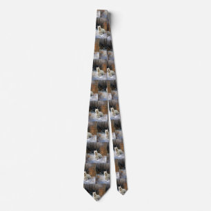 West Highland White Terrier Let It Snow Christmas Tie
