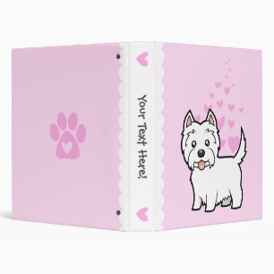 West Highland White Terrier Love Binder