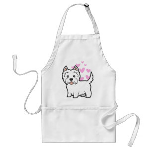 West Highland White Terrier Love Standard Apron