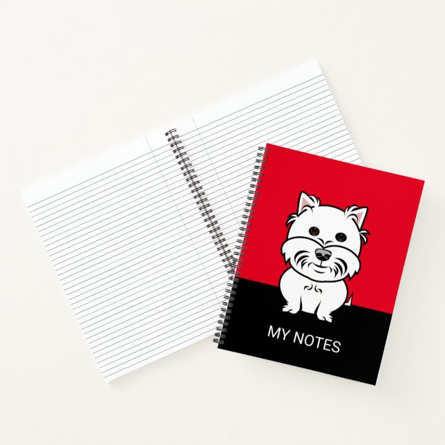 West Highland White Terrier Lover Carnet (Intérieur)