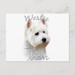 West Highland White Terrier Mom 2 Postcard
