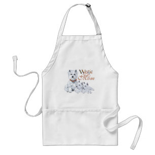 West Highland White Terrier Mom & Pups Standard Apron