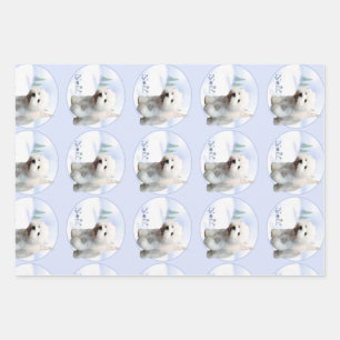 West Highland White Terrier Noel Wrapping Paper Sheet