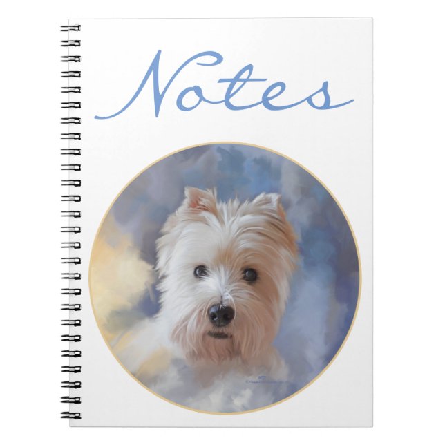 West Highland White Terrier Notebook (Front)