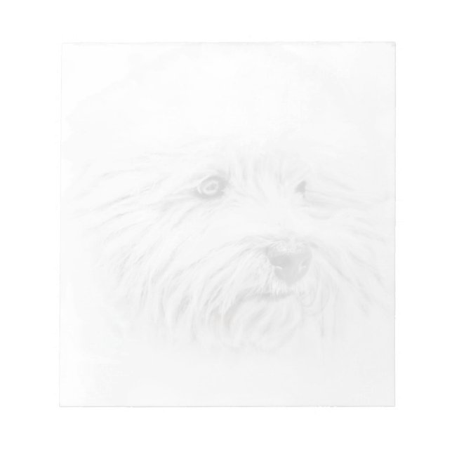 West Highland White Terrier Notepad (Front)