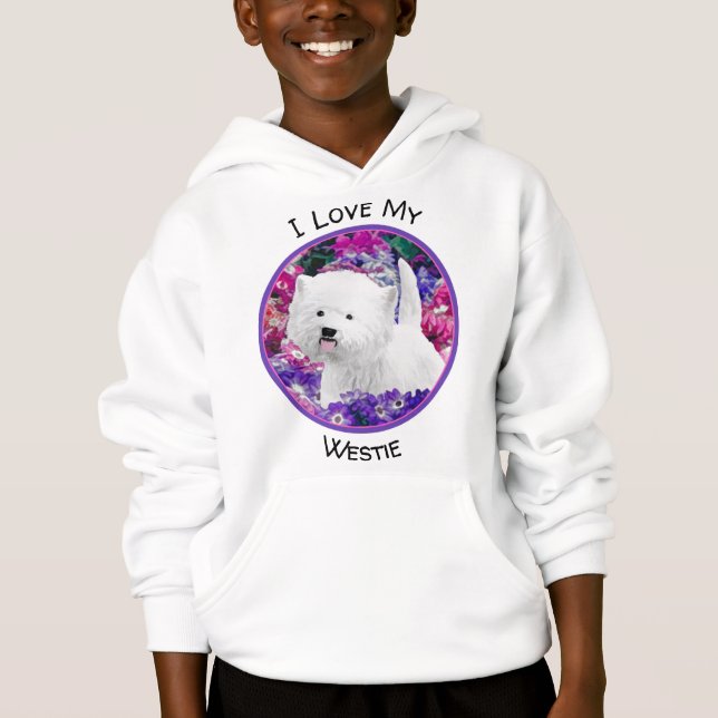 West Highland White Terrier Painting Dog Art (Front)