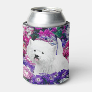 West Highland White Terrier Painting Dog Art Can Cooler