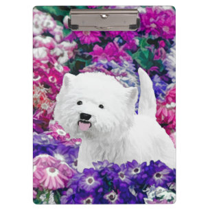 West Highland White Terrier Painting Dog Art Clipboard