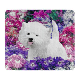 West Highland White Terrier Painting Dog Art Cutting Board