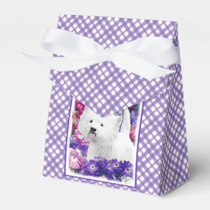 West Highland White Terrier Painting Dog Art Favor Box