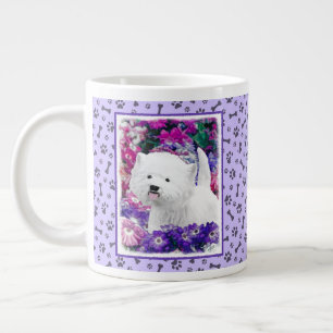 West Highland White Terrier Painting Dog Art Large Coffee Mug
