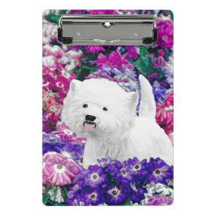 West Highland White Terrier Painting Dog Art Mini Clipboard