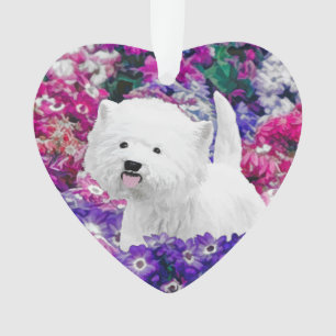 West Highland White Terrier Painting Dog Art Ornament