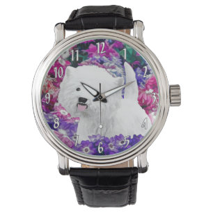 West Highland White Terrier Painting Dog Art Watch