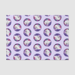 West Highland White Terrier Painting Westie Dog Tissue Paper