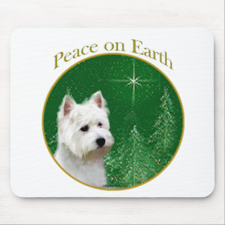 West Highland White Terrier Peace Mouse Pad