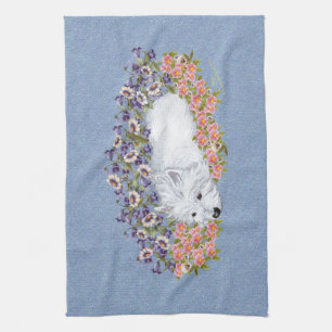 West Highland White Terrier Repose Kitchen Towel