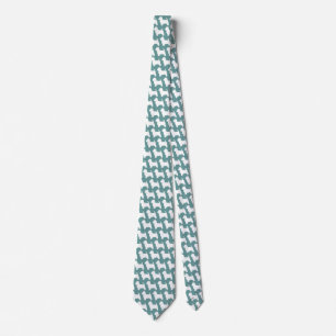 West Highland White Terrier Silhouettes Tie