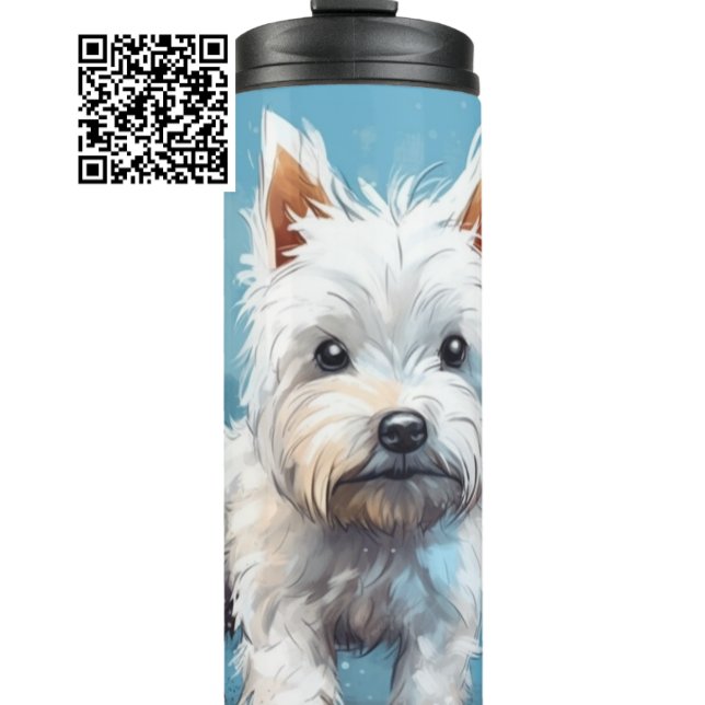 West Highland White Terrier Thermal Tumbler (Creator Uploaded)