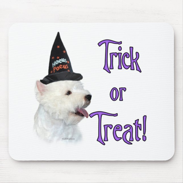 West Highland White Terrier Trick Mouse Pad (Front)