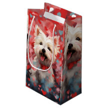 West Highland White Terrier Valentines day