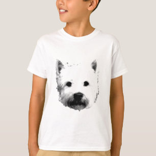 West Highland White Terrier Westie Dog Image T-Shirt