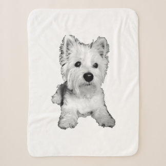 West highland white terrier - Westie Sherpa Blanket