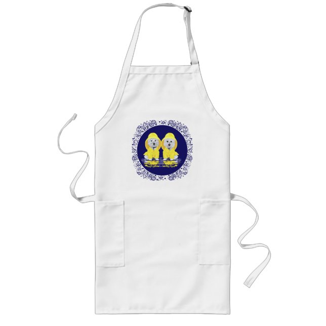 West Highland White Terriers Rain Long Apron (Front)