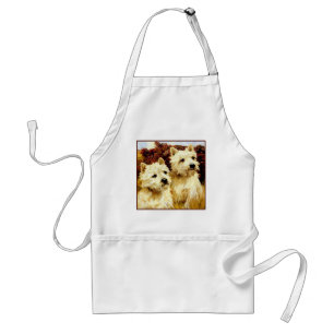 West highland White Terriers - Wardle Standard Apron