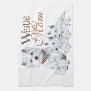West Higland White Terrier MOM Kitchen Towel