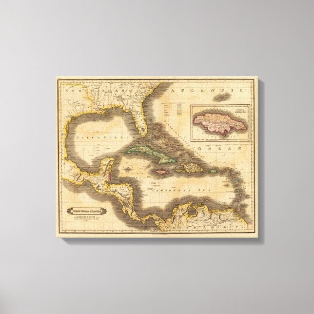 West India Islands Canvas Print (Front)