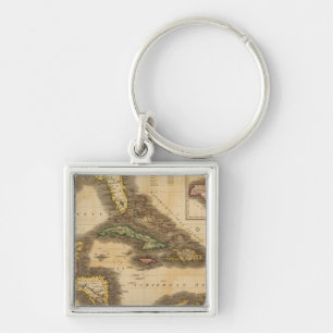 West India Islands Keychain