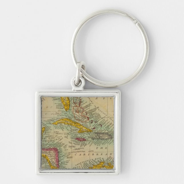 West India Islands Keychain (Front)