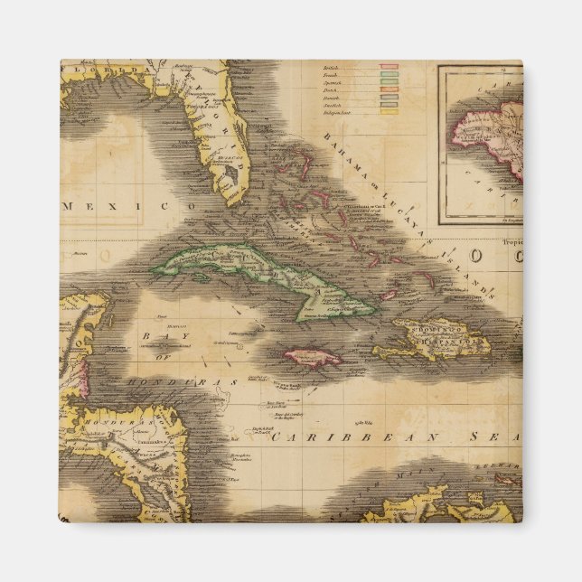 West India Islands Magnet (Front)