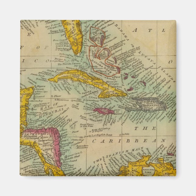 West India Islands Magnet (Front)