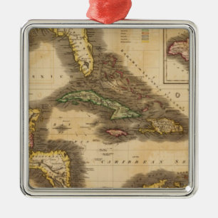 West India Islands Metal Ornament