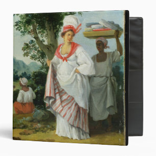 West Indian Creole Woman with her Black Servant, c Binder