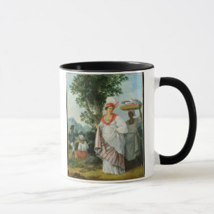 West Indian Creole Woman with her Black Servant, c Mug