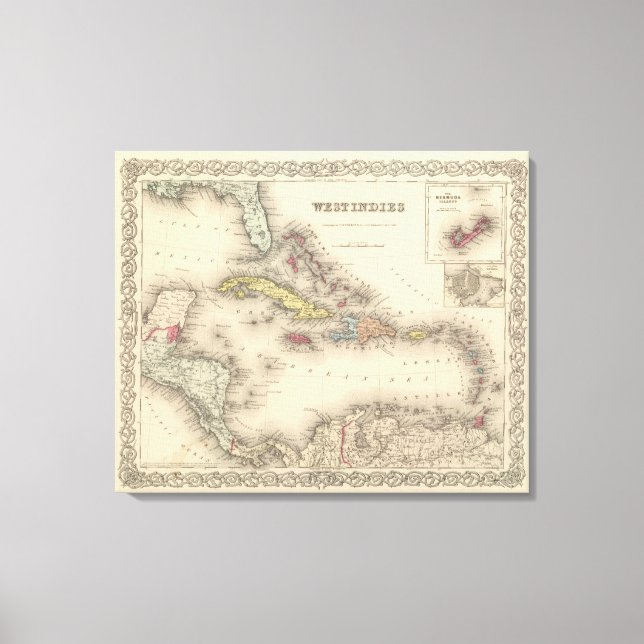West Indies 11 Canvas Print (Front)