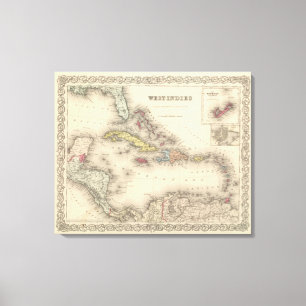 West Indies 11 Canvas Print