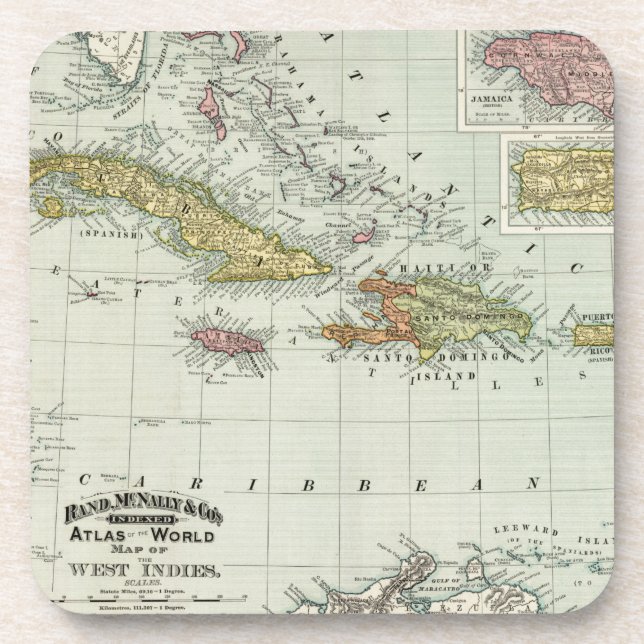 West Indies 11 Coaster (Front)
