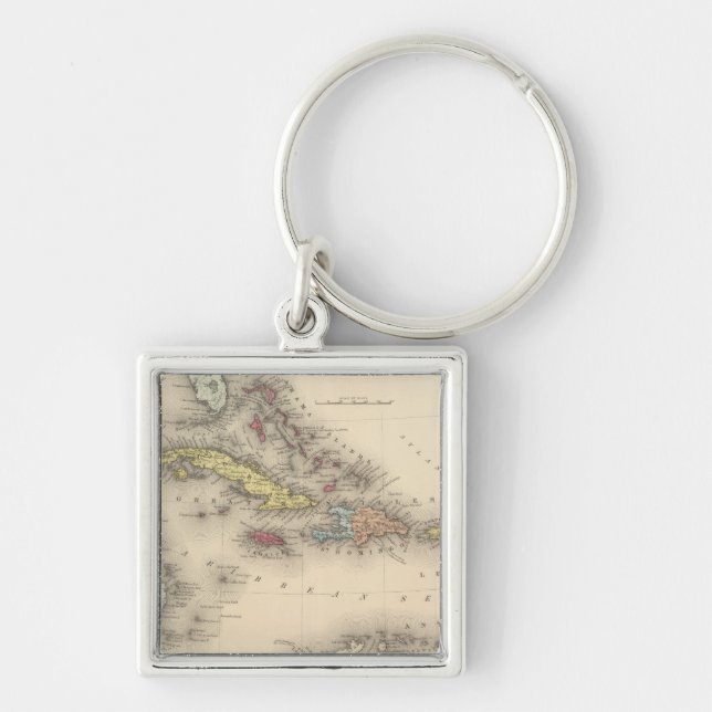 West Indies 12 Keychain (Front)