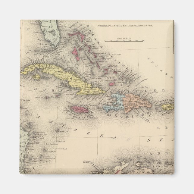 West Indies 12 Magnet (Front)