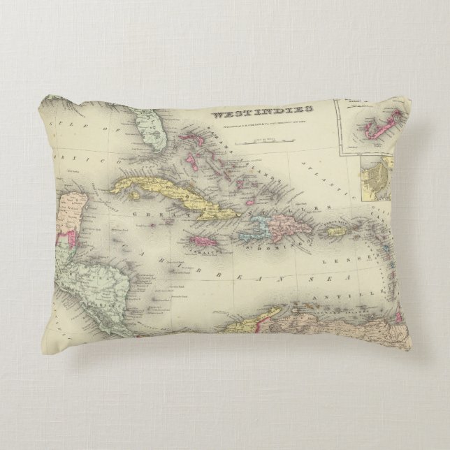 West Indies 13 Decorative Pillow (Front)