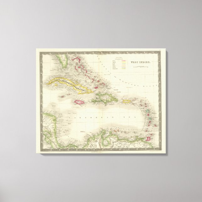 West Indies 4 Canvas Print (Front)