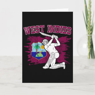 West Indies Cricket Fan West Indies Supporter Cric Card